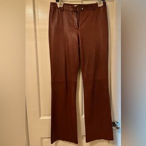 Vakko REAL leather pants